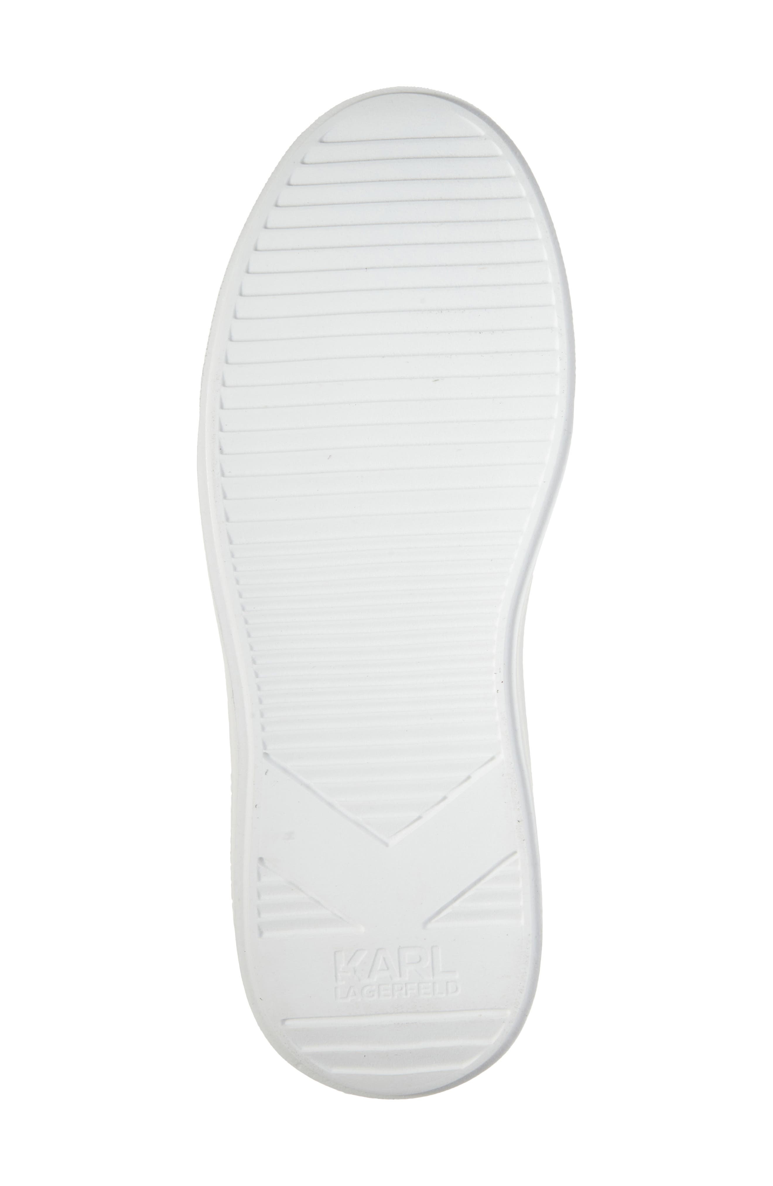 KARL LAGERFELD PARIS Laceless Sneaker, Alternate, color, Light Grey