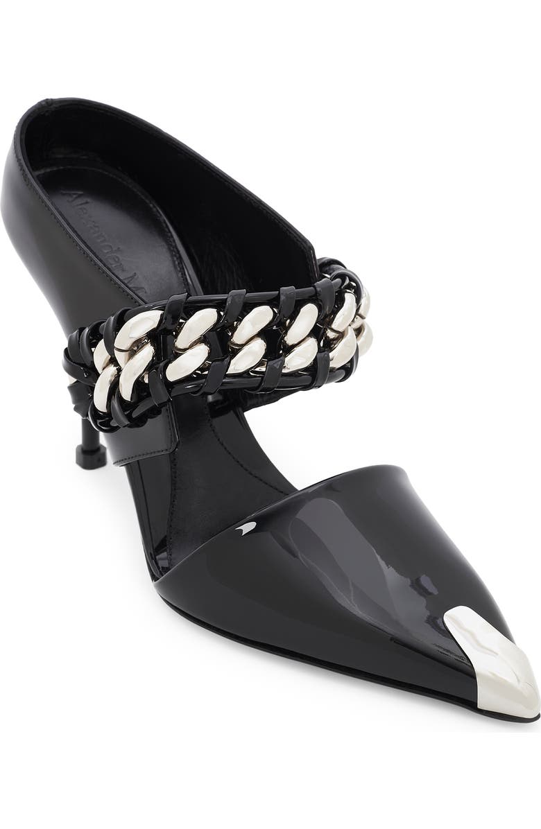 McQueen Punk Pointed Toe Mule, Main, color,