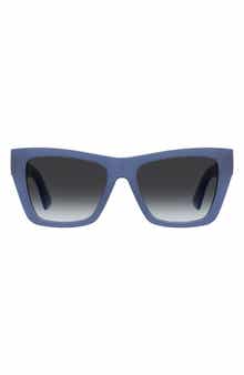 MOS181/S 54mm Gradient Rectangular Sunglasses