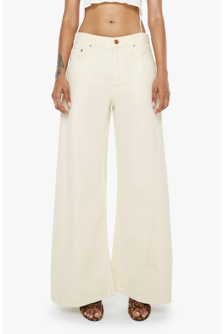 Lil Lemon Twist Sneak High Waist Flare Leg Jeans, Main, color, NATURAL