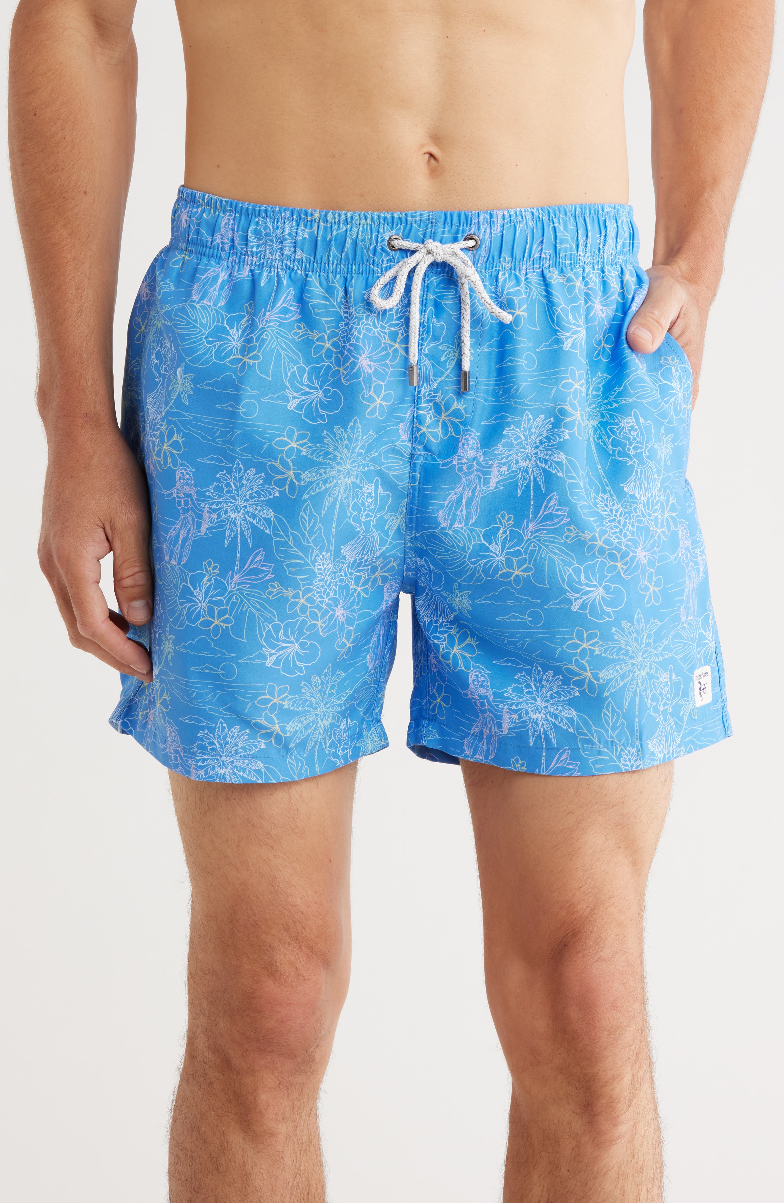 Vintage Summer Volley Swim Shorts