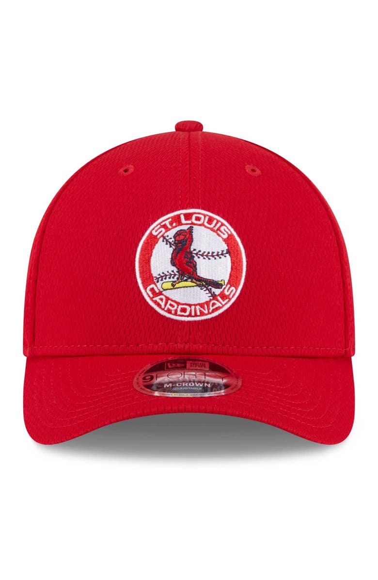 New Era Men's New Era Red St. Louis Cardinals 2025 MLB Clubhouse 9FORTY M-Crown Adjustable Hat, Alternate, color, 