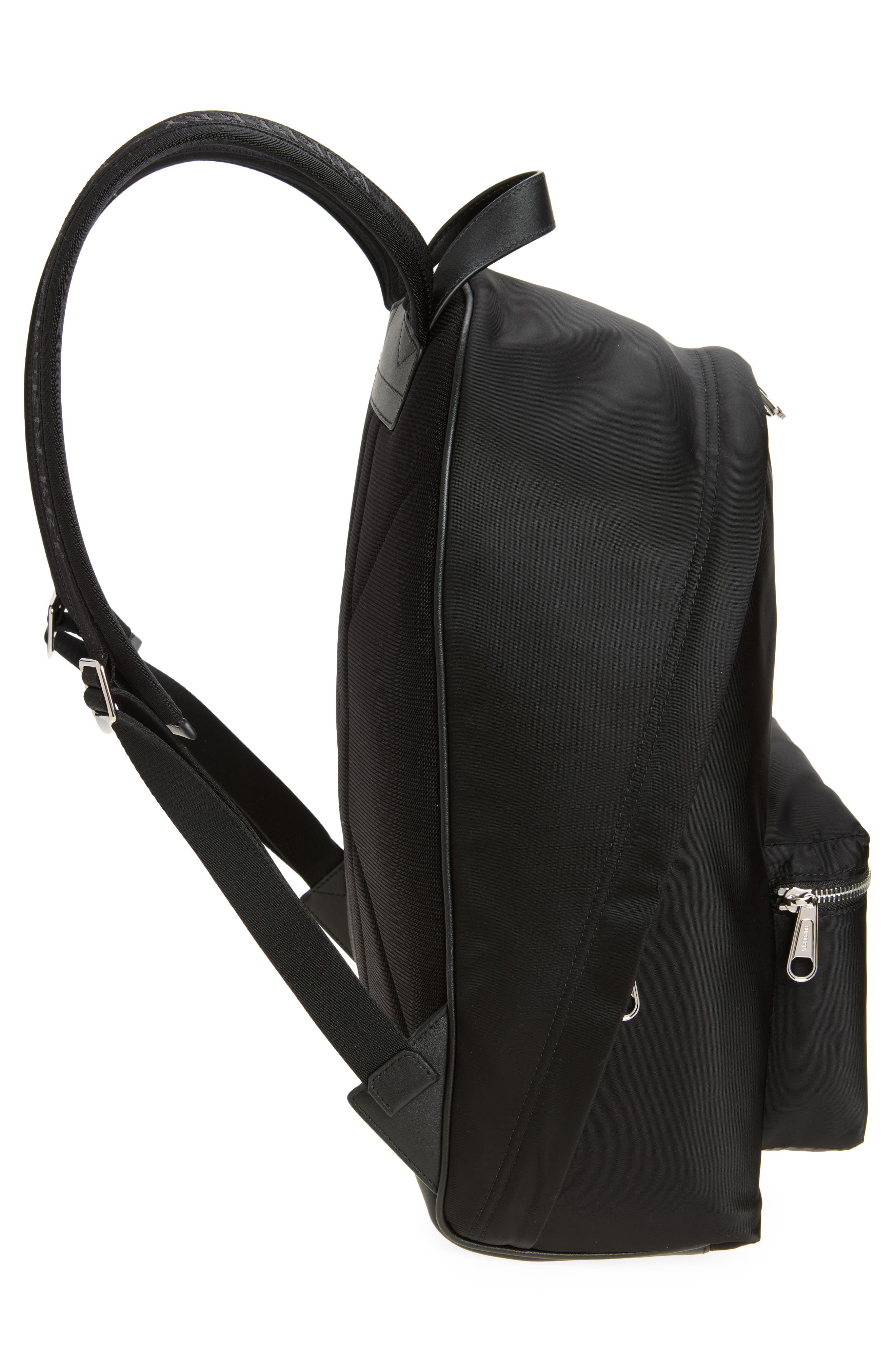 Jett Logo Nylon Backpack, Alternate, color, BLACK