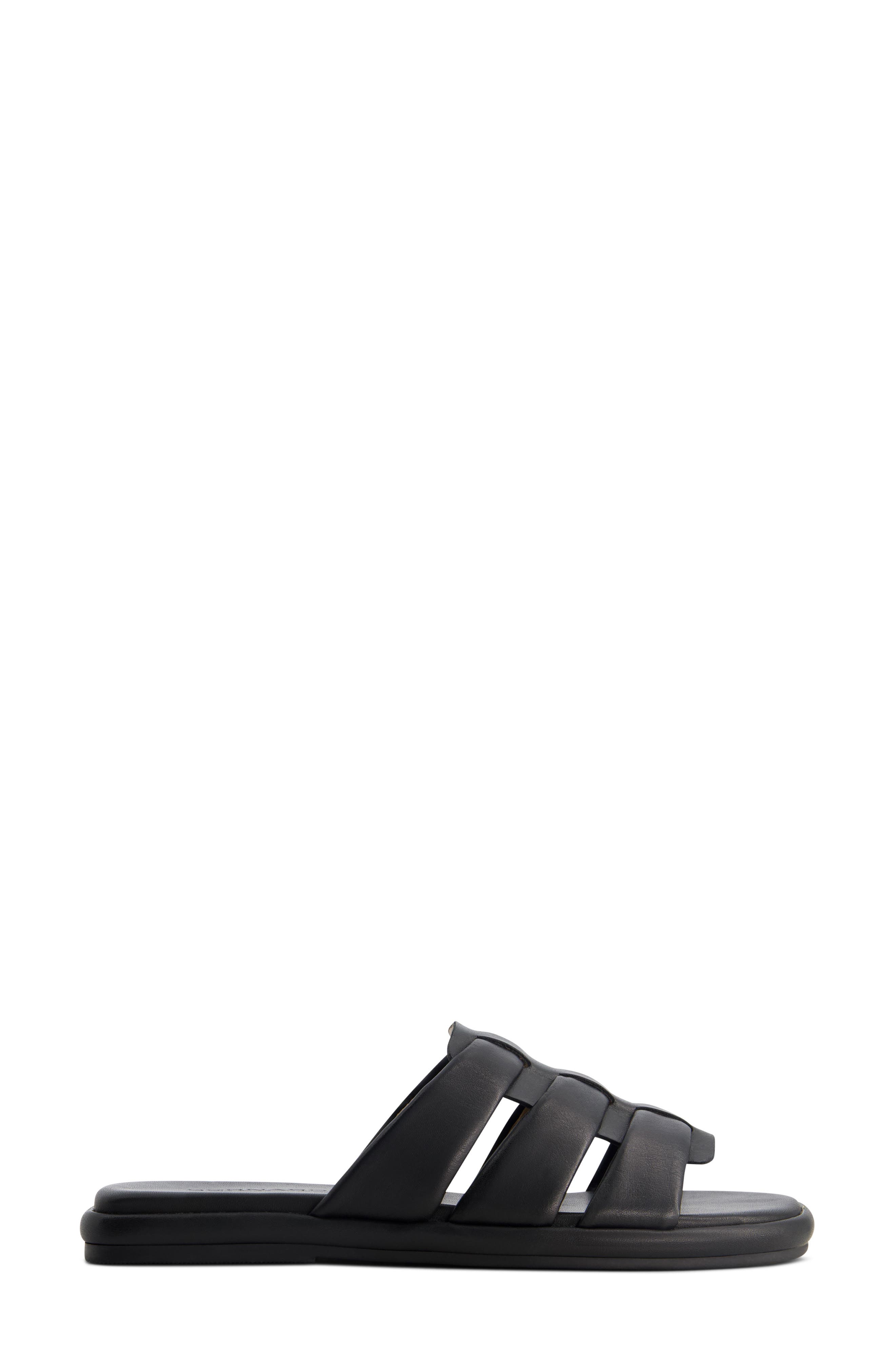 Bernardo Tamer Slide Sandal, Alternate, color, Black Glove Leather