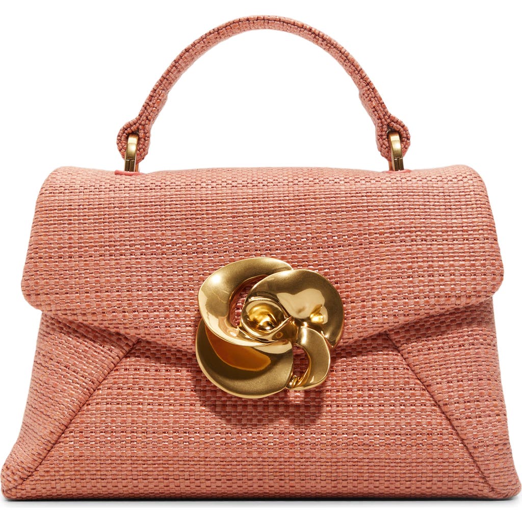 Ted Baker Poppy Rose Top Handle Satchel In Coral