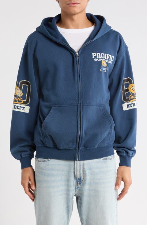 Athletic Department Cotton Zip Hoodie