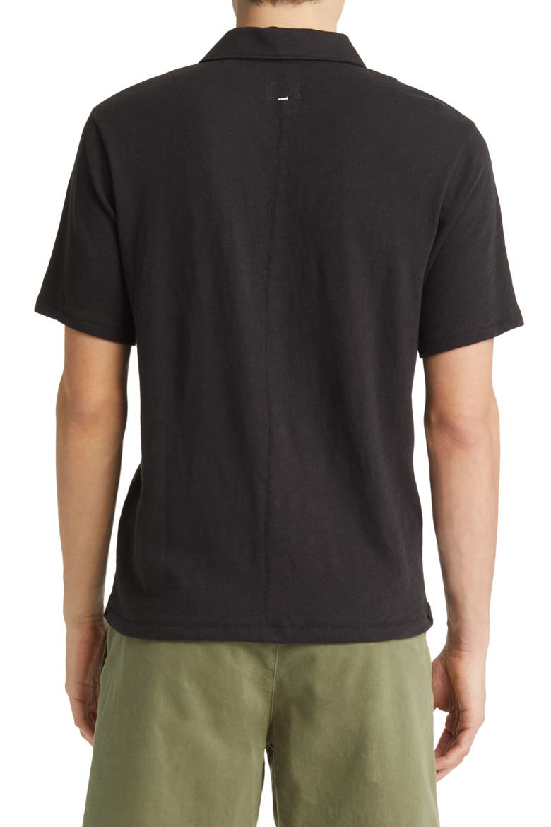 Classic Flame Polo, Alternate, color, BLACK