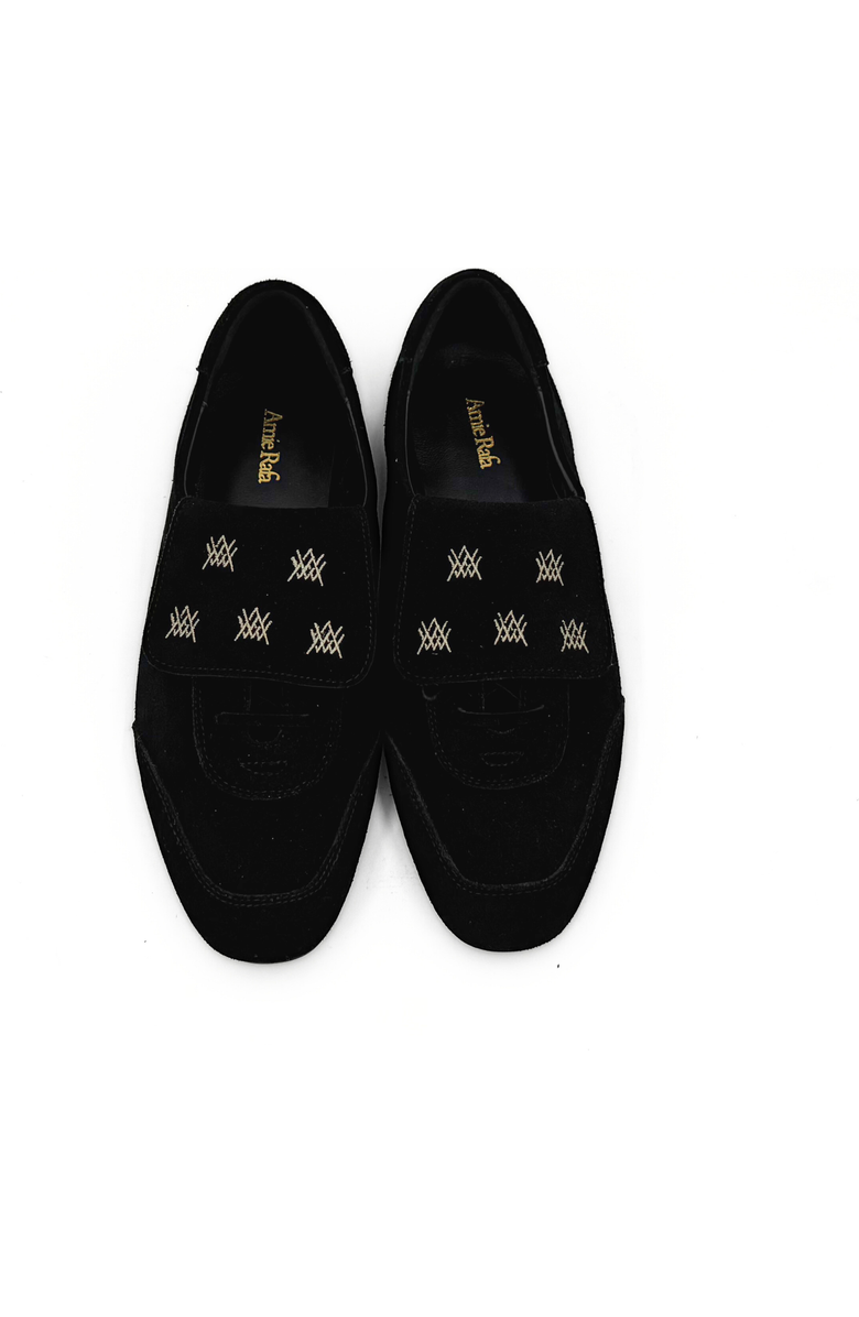 Amie Rafa Chelley Suede Sneakers, Alternate, color, Black