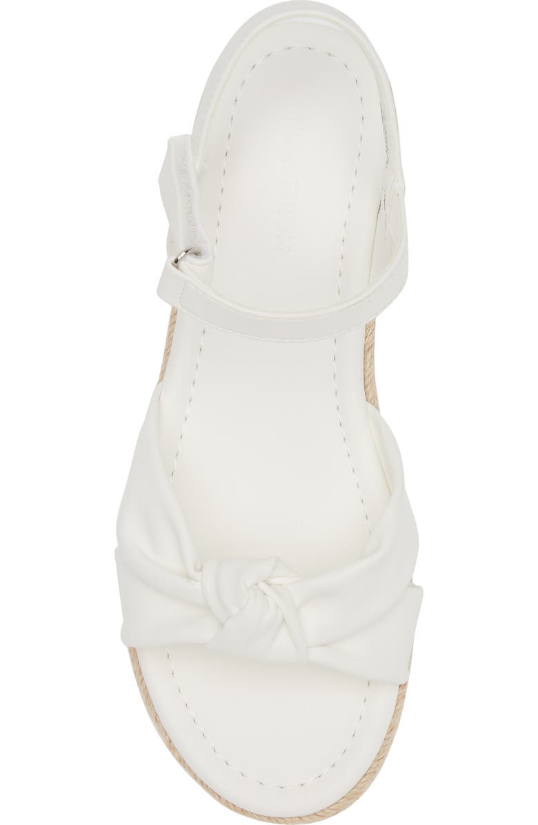 Nordstrom Kids' Bren Espadrille Wedge Sandal, Alternate, color, White