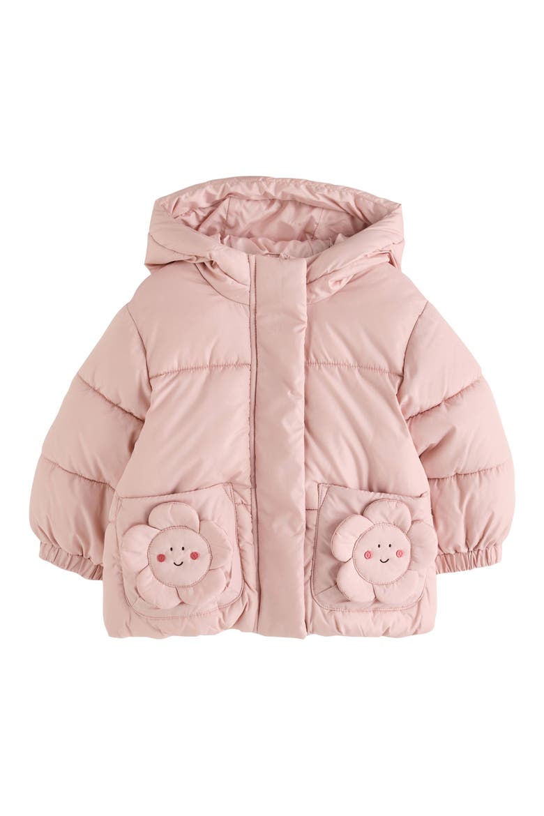Kids' Quilted Puffer Jacket, Main, color, PINK