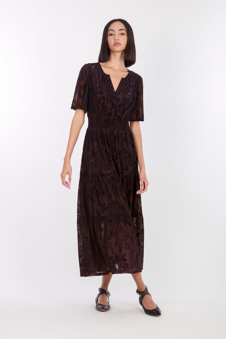 Reese Dress, Alternate, color, Brown Baroque