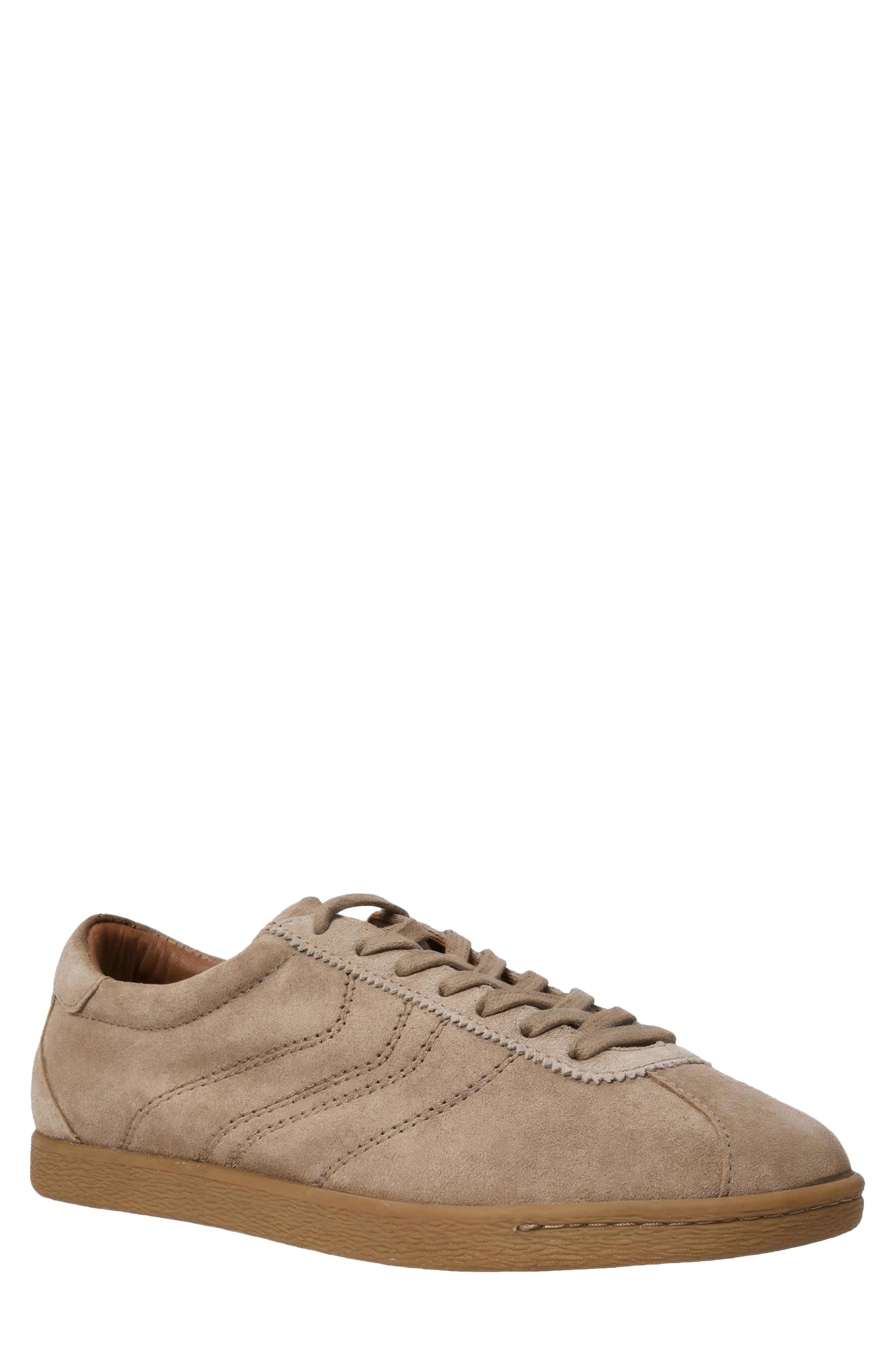 Manuel Leather Sneaker, Main, color, SAND LEATHER