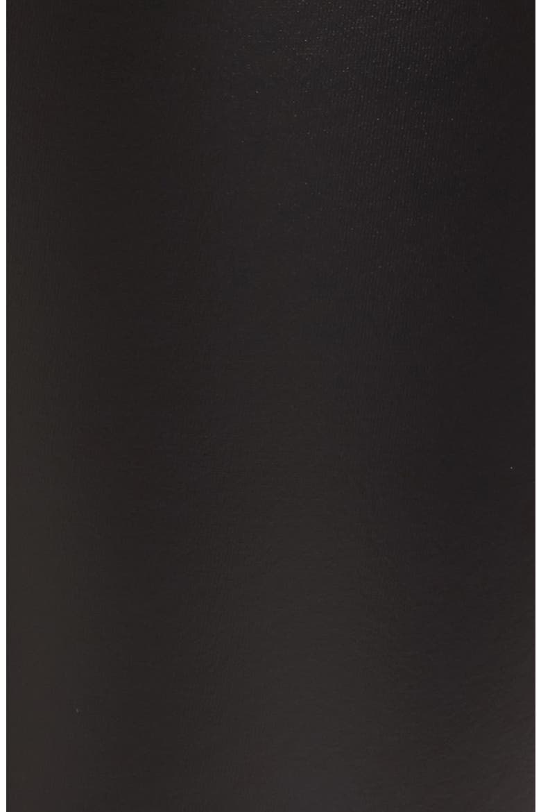 Plush Lined Faux Leather Leggings, Alternate, color, BLACK