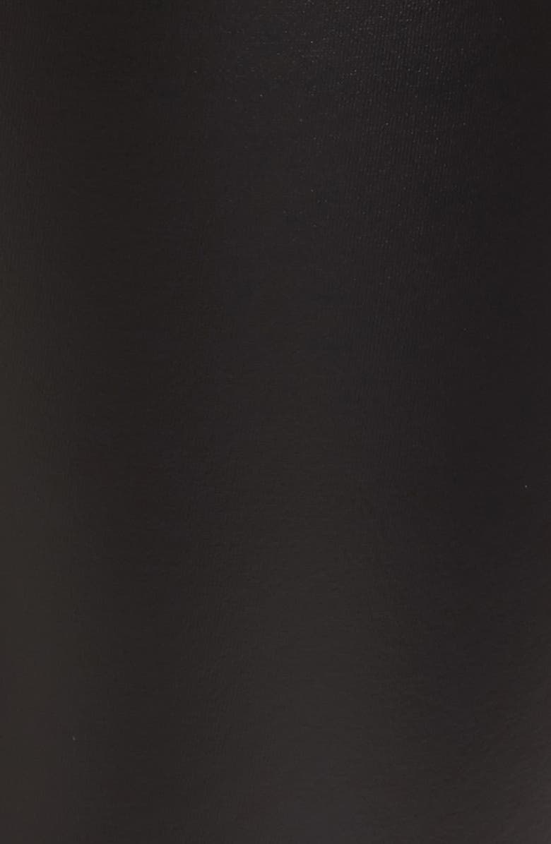 Oroblu Plush Lined Faux Leather Leggings, Alternate, color, 