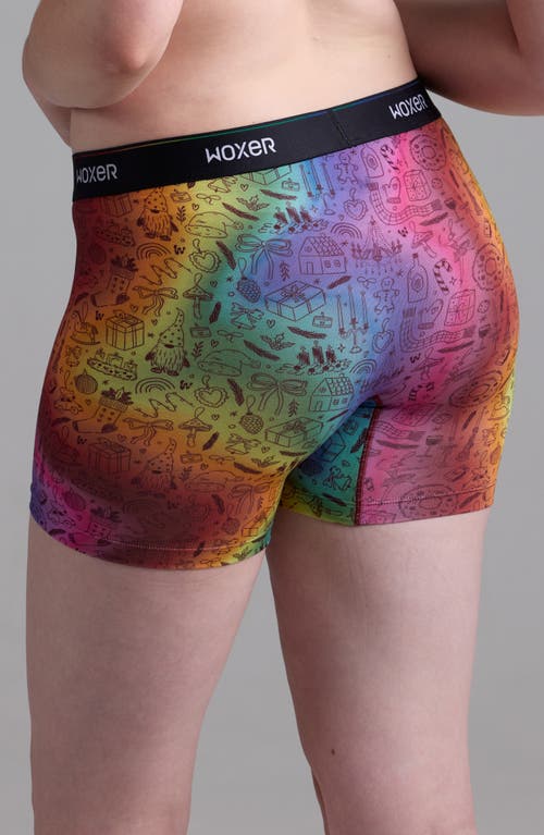 Woxer Baller Ultra-soft 5-inch Boxer Briefs In Multi