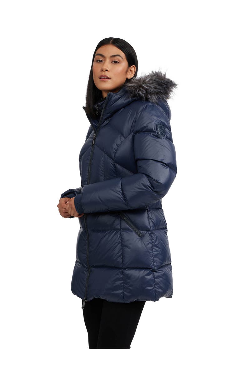 Pajar Women's Ares Fixed Hood Puffer with Fixed Bib, Alternate, color, Graphite