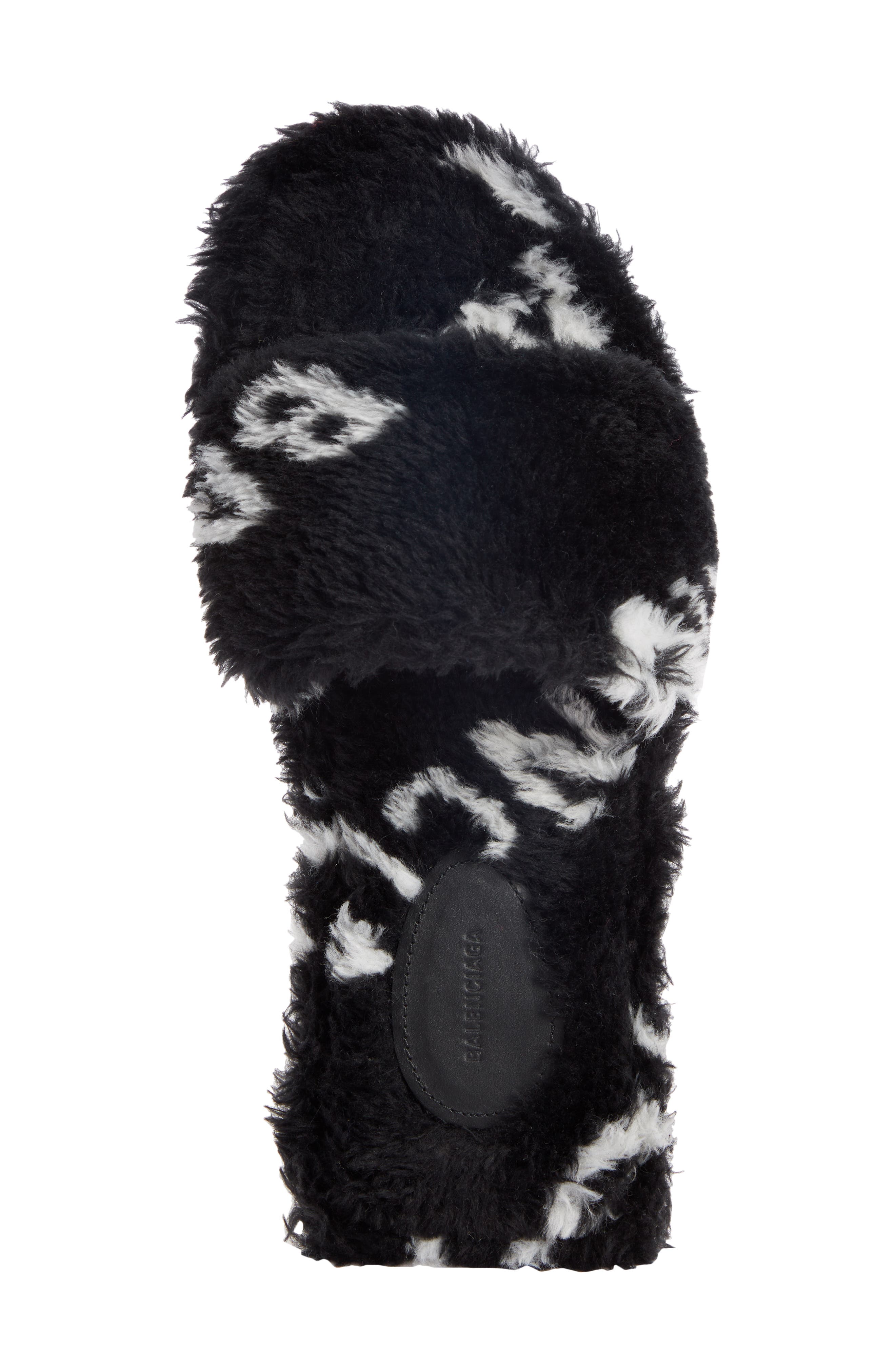 Balenciaga Fluffy Slide Sandal, Alternate, color, 
