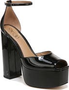 Sam Edelman Kori Ankle Strap Peep Toe Platform Sandal