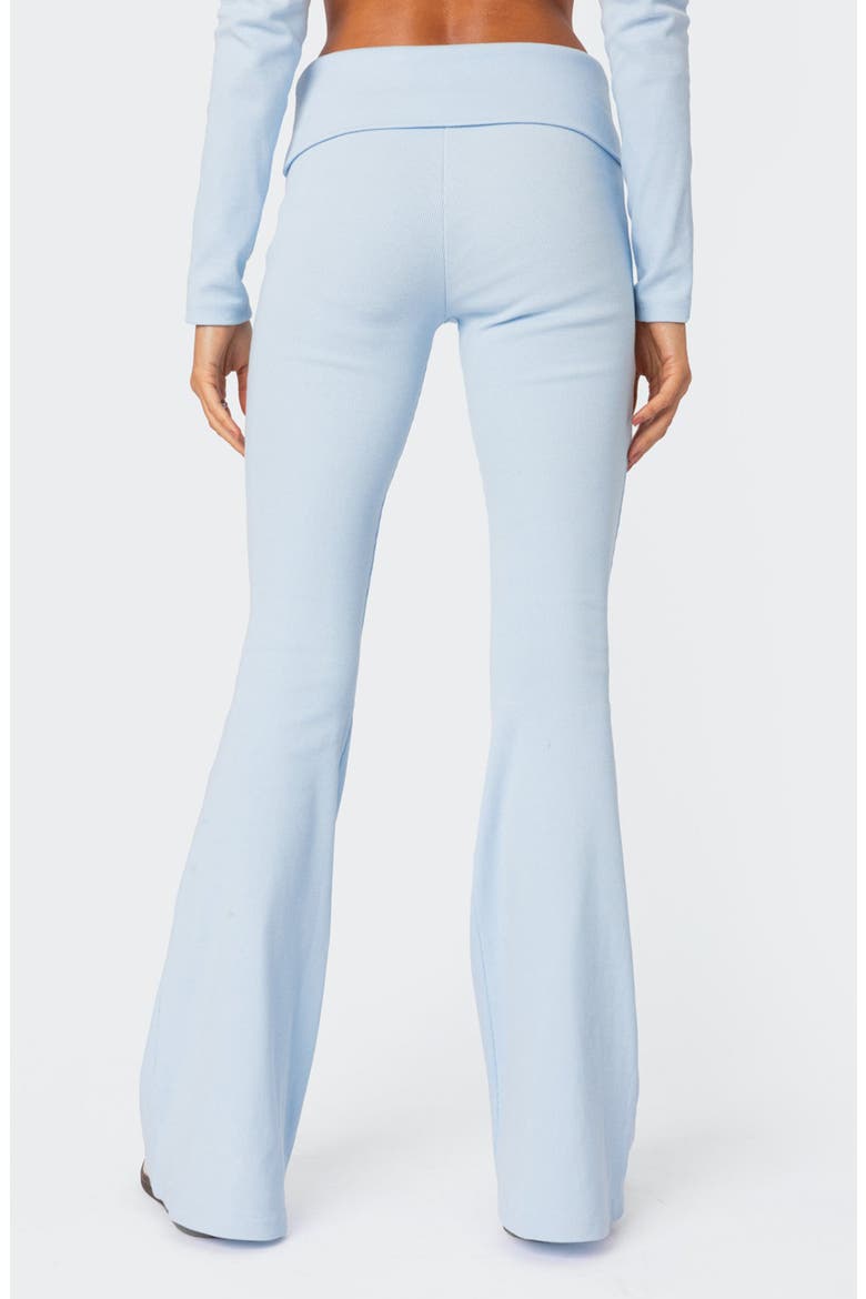 Coffee Break Rib Flare Leggings, Alternate, color, LIGHT-BLUE