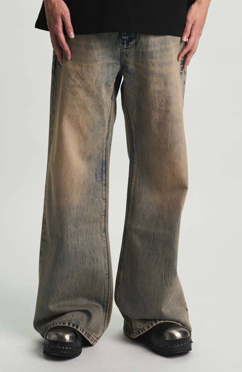 Hugh Wide Leg Flare Jeans