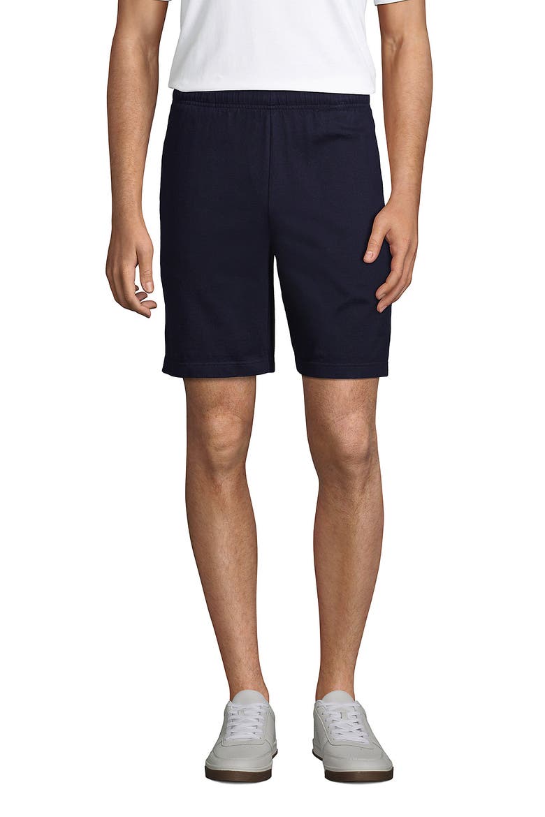 Jersey Knit Short, Main, color, Radiant Navy
