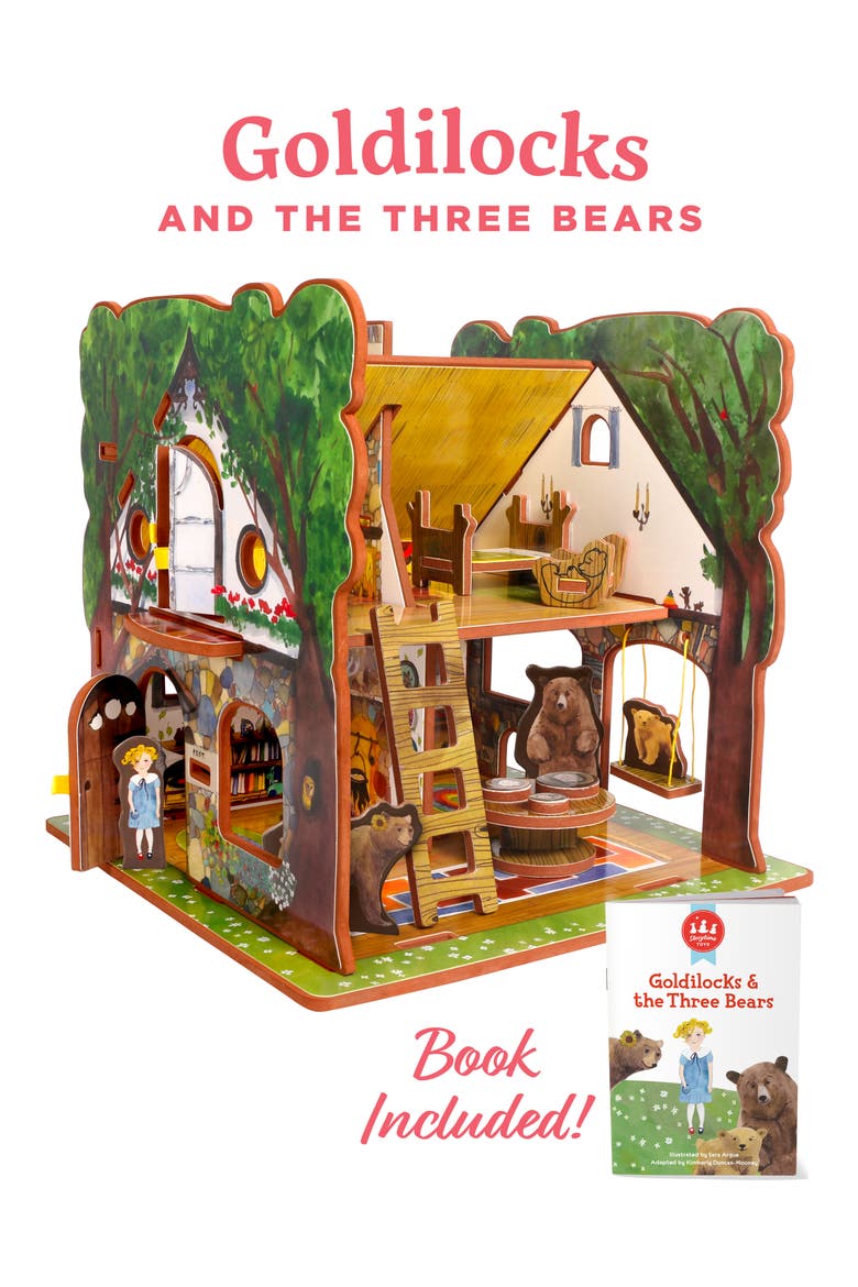 'Goldilocks & the Three Bears' Book & Play Set, Alternate, color, MULTI
