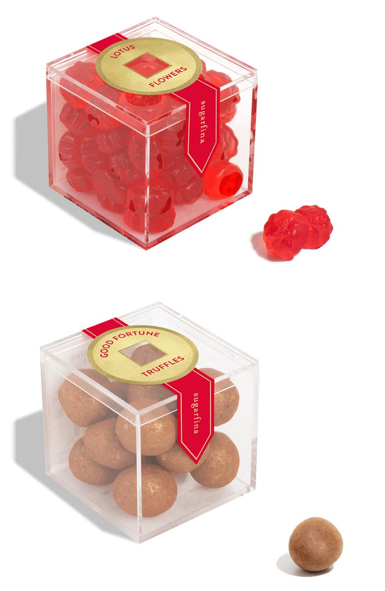 sugarfina Year of the Dragon 2-Piece Lantern Candy Bento Box, Alternate, color, 