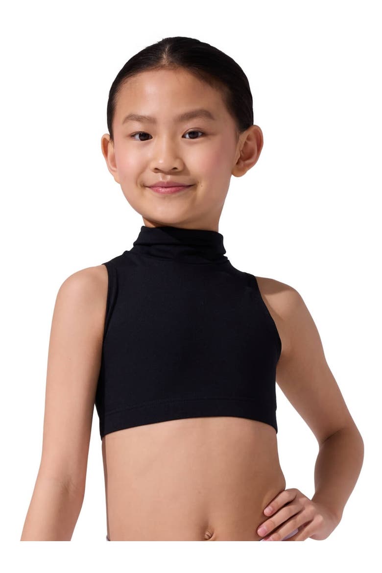 Team Basics Mock Neck Top, Main, color, Black