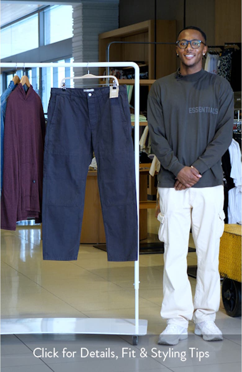 Men's Relaxed Straight Leg Workwear Pants, sales video thumbnail