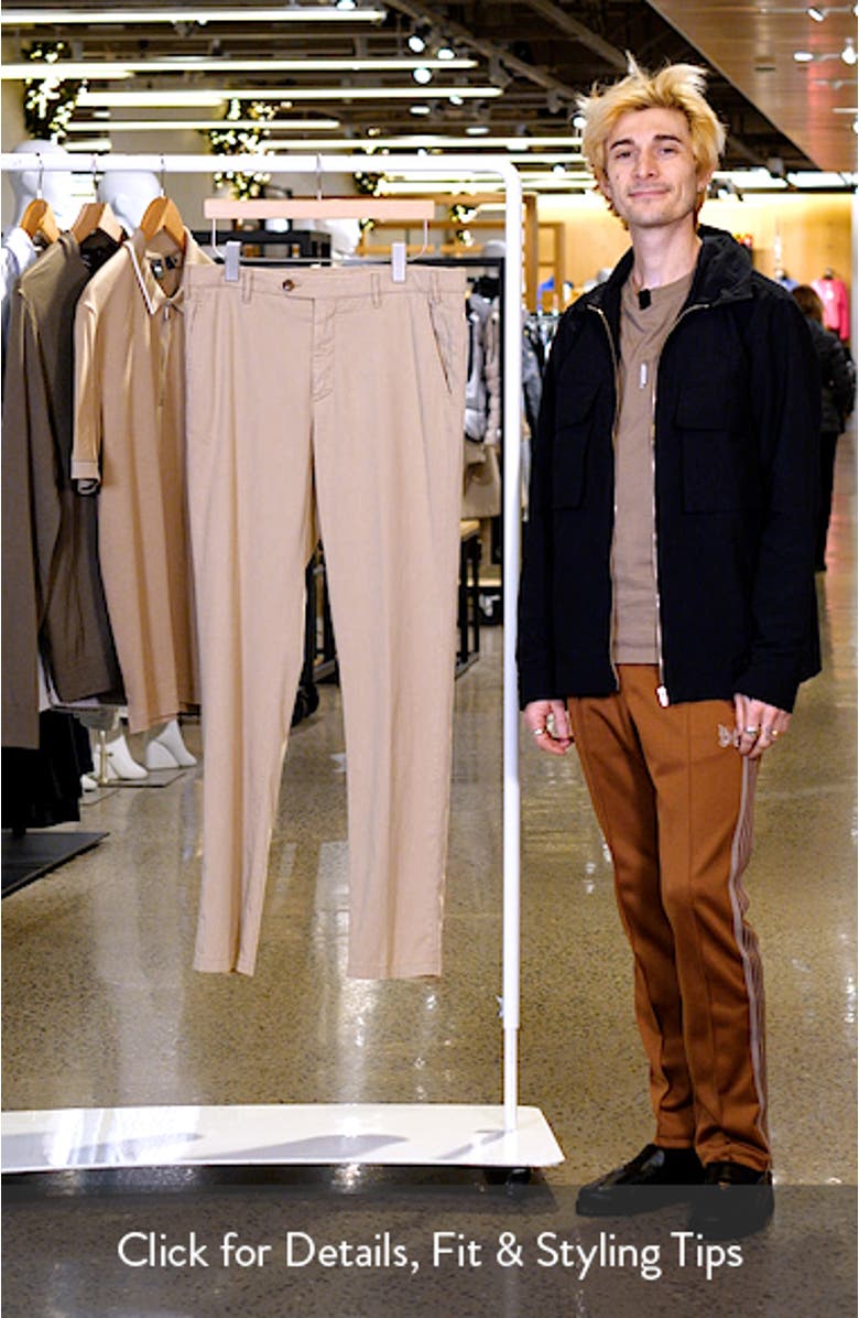 Regular Fit Flat Front Comfort Twill Pants, sales video thumbnail