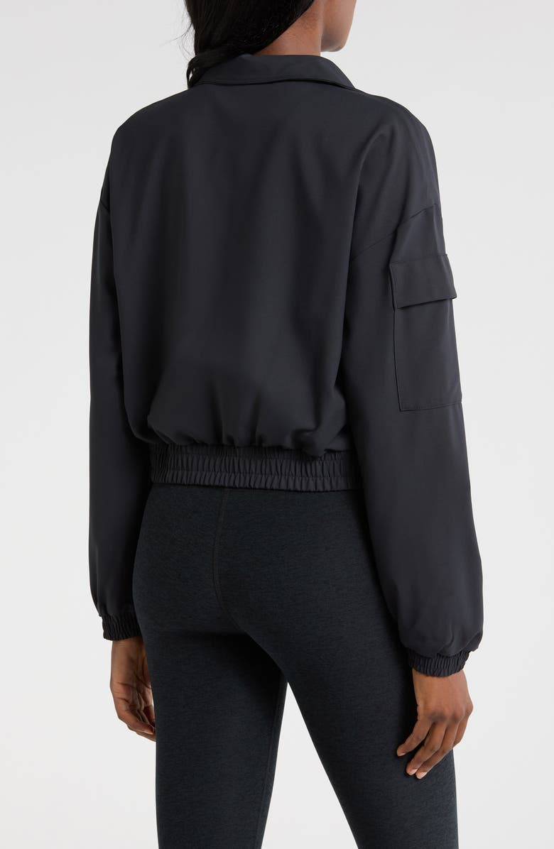 Beyond Yoga Status Crop Jacket, Alternate, color, Black