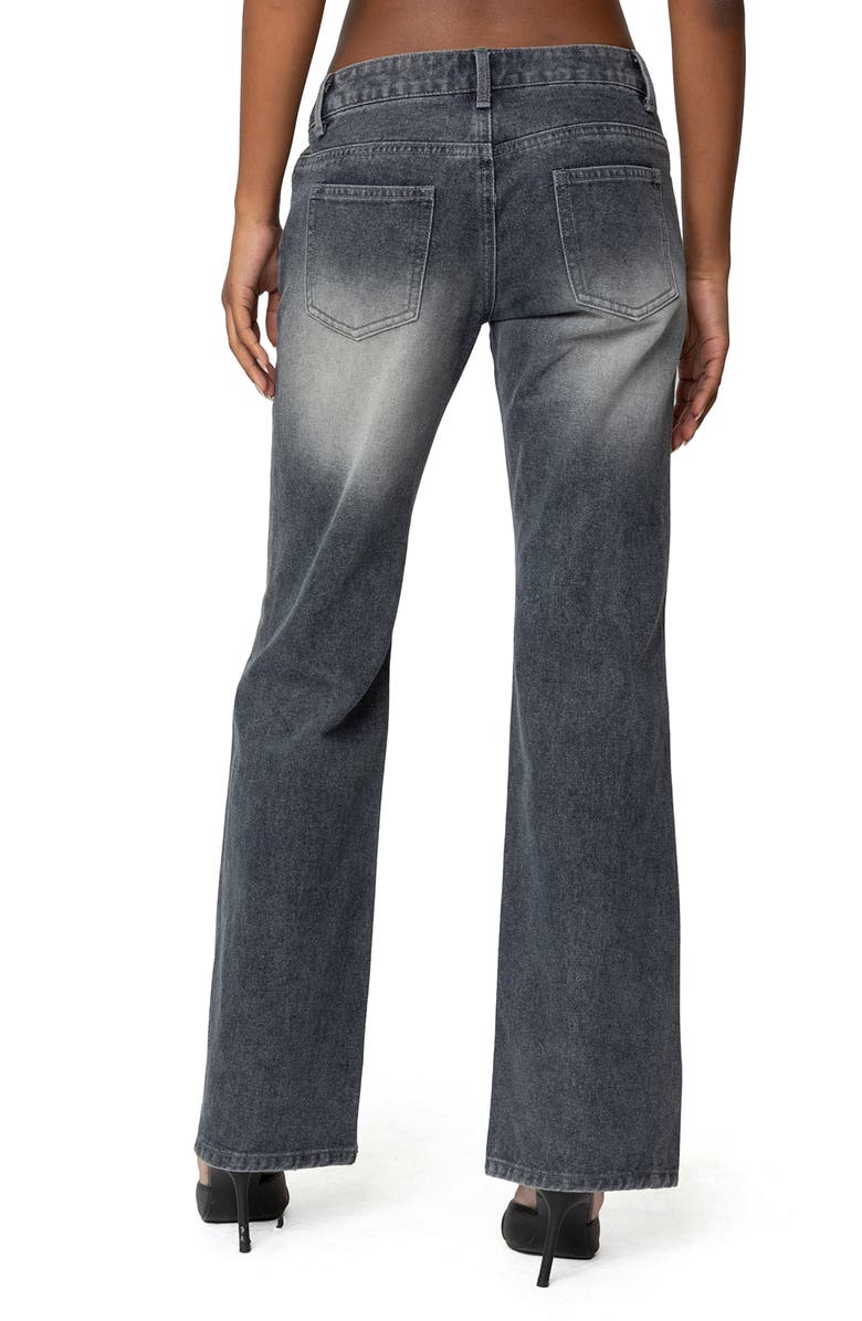 EDIKTED Alysse Low Rise Wide Leg Jeans, Alternate, color, Gray-Washed