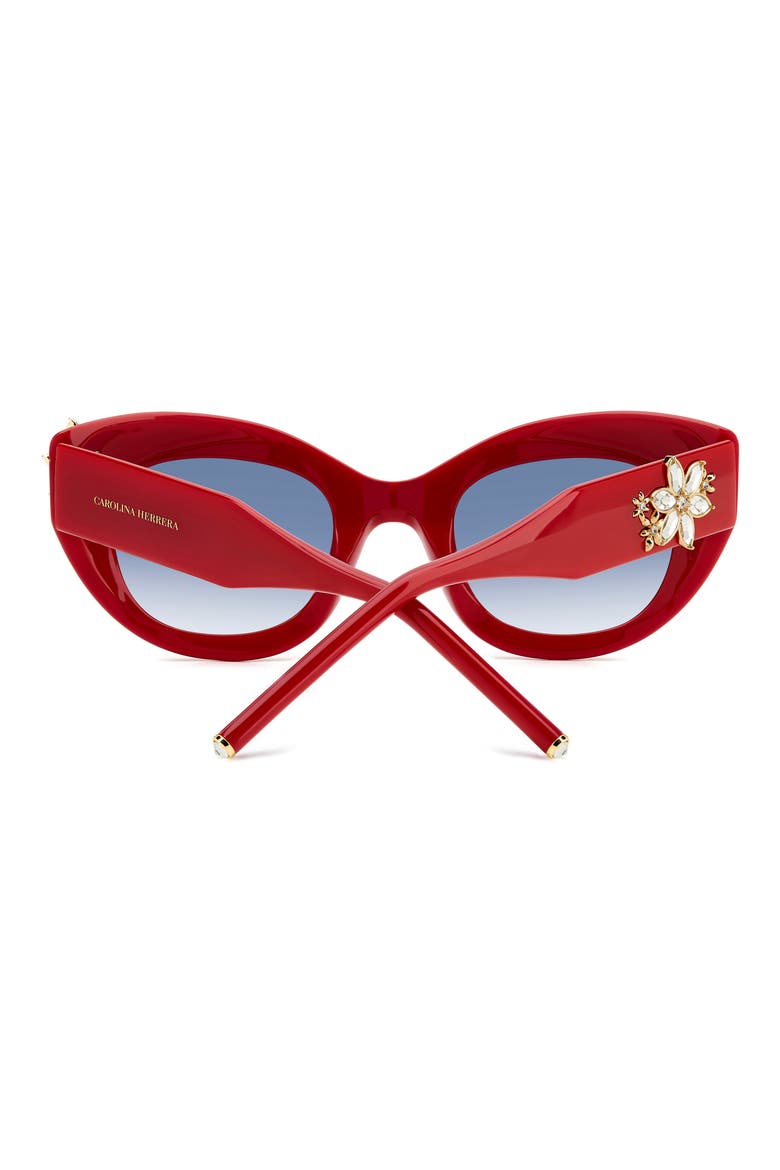 50mm Gradient Cat Eye Sunglasses, Alternate, color, 0C9A-08