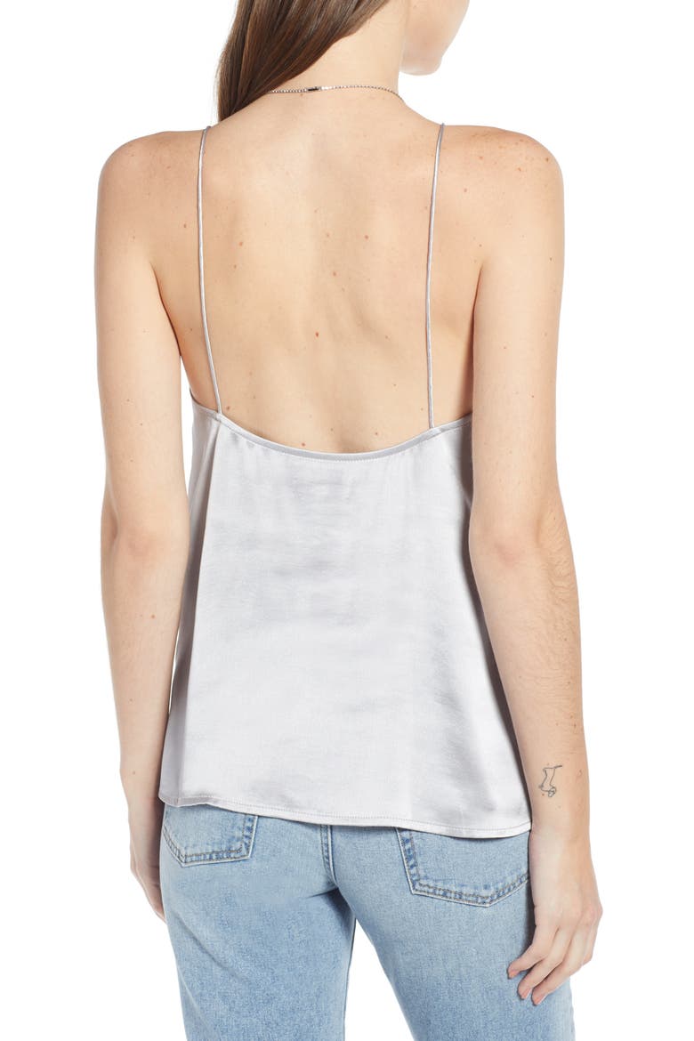 Delicate Camisole (Nordstrom Exclusive), Alternate, color, GREY MICRO
