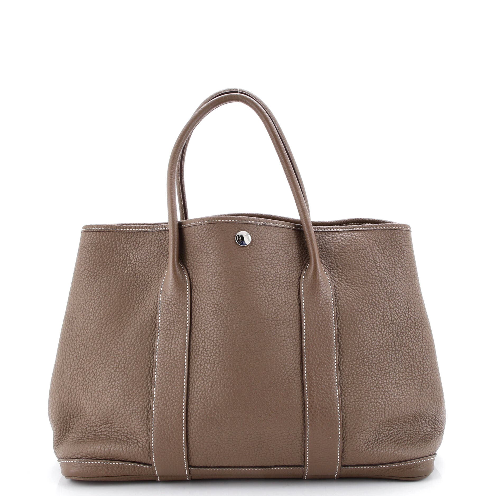 Pre-Owned Hermes Garden Party Tote Leather 36, Alternate, color, 