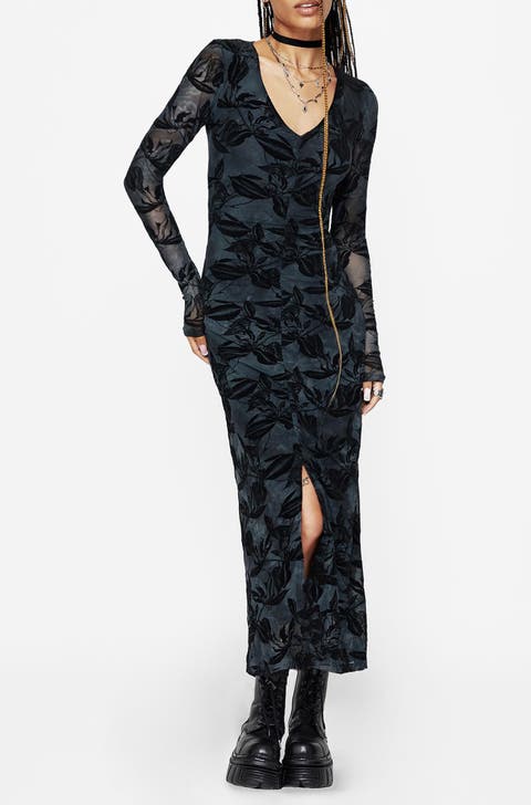 Bryn Floral Long Sleeve Maxi Dress