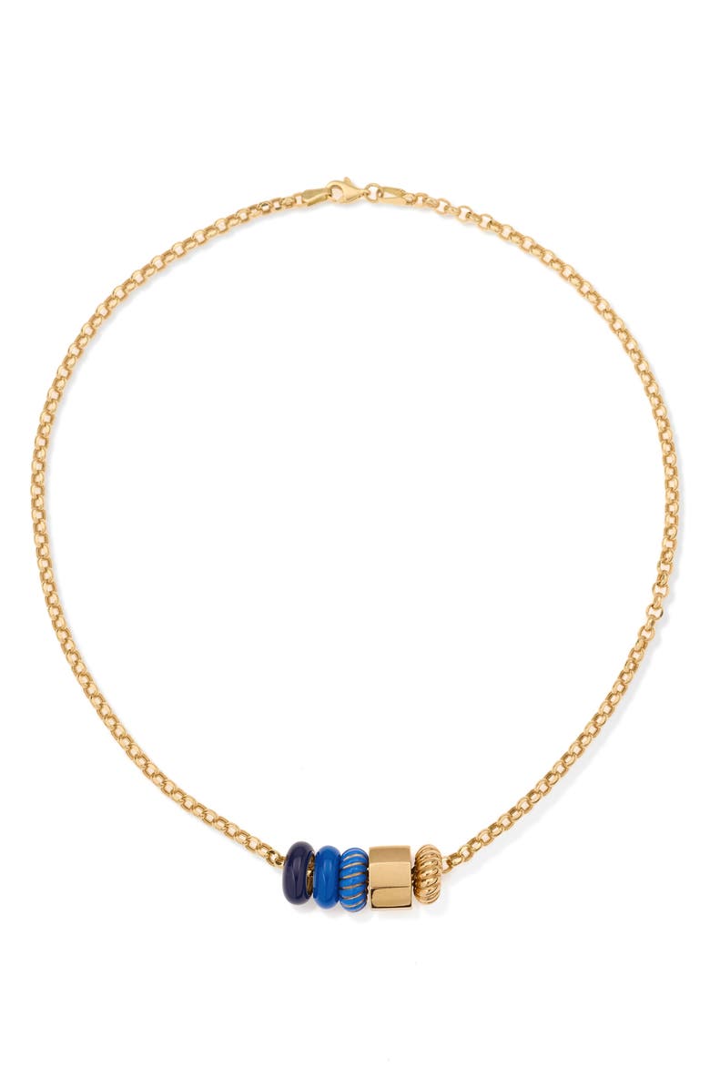 Adina Reyter Big Bead Mixed Bead Necklace, Main, color, Mixed