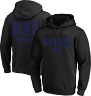 FANATICS Men's Fanatics Black New York Giants Big & Tall Relaxed Intense Rivalry Hoodie
