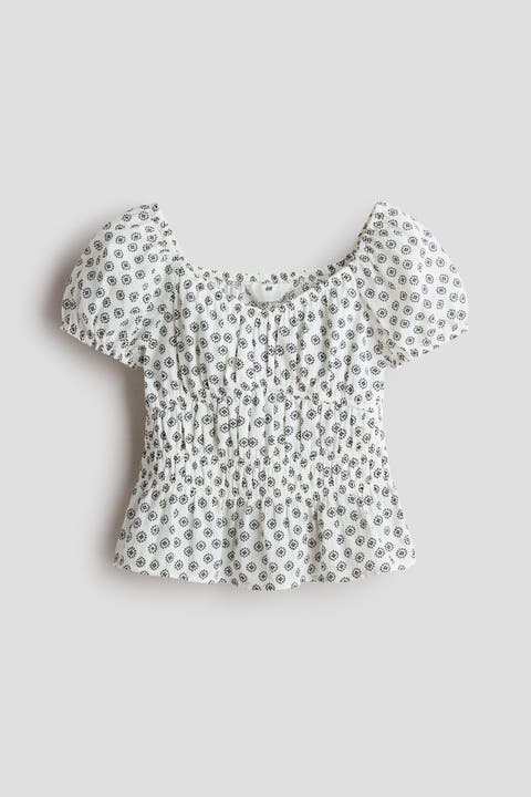 Crinkled Cotton Top