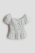 H&M Crinkled Cotton Top