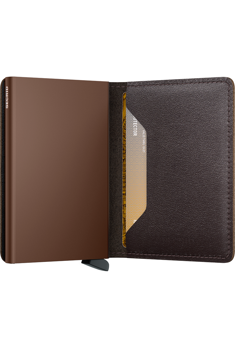 Slimwallet Original, Alternate, color, Chocolate