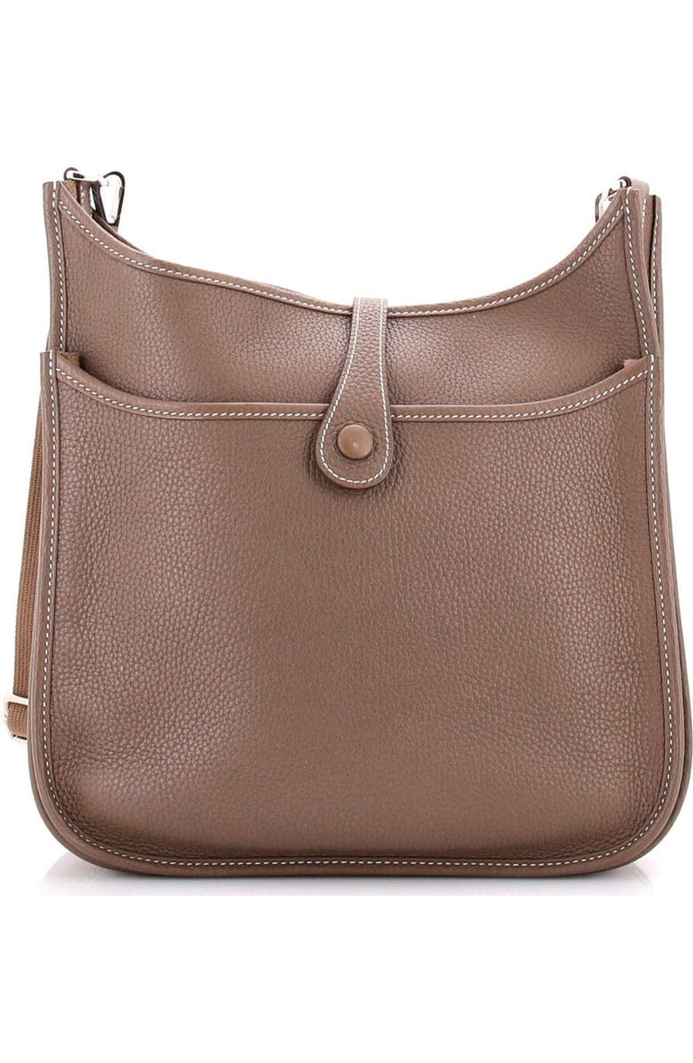 Pre-Owned Hermes Evelyne Bag Gen III Clemence PM, Alternate, color, Etoupe
