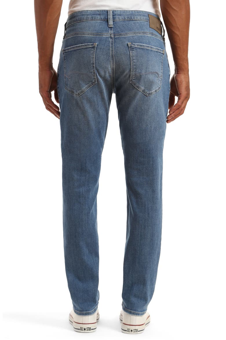 Matt Relaxed Straight Fit Jeans, Alternate, color, LIGHT BRUSHED FEATHER BLUE