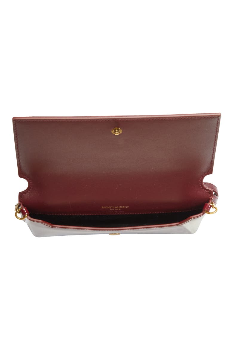 Cassandre Patent Leather Phone Bag, Alternate, color, GRENADE