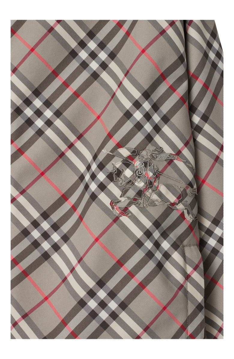 Burberry Reversible Check Hooded Jacket, Alternate, color, Mauve Grey