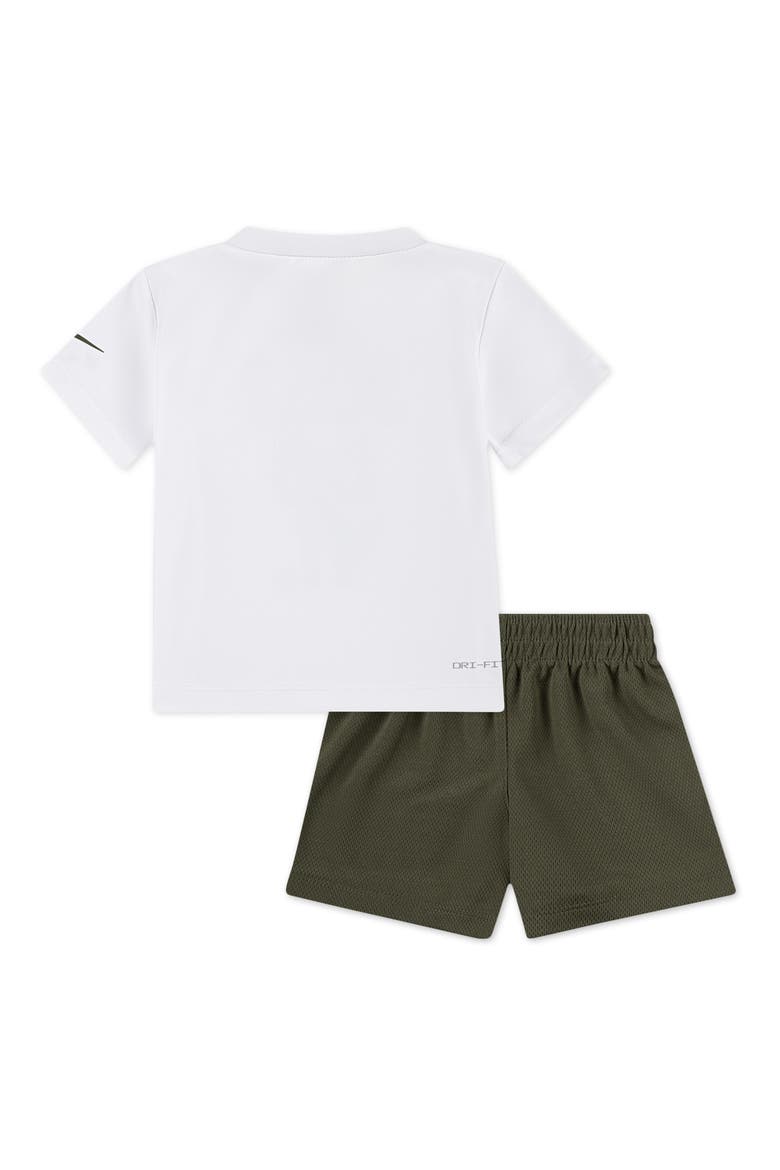 Just Do It Shirt & Shorts Set, Alternate, color, MEDIUM OLIVE