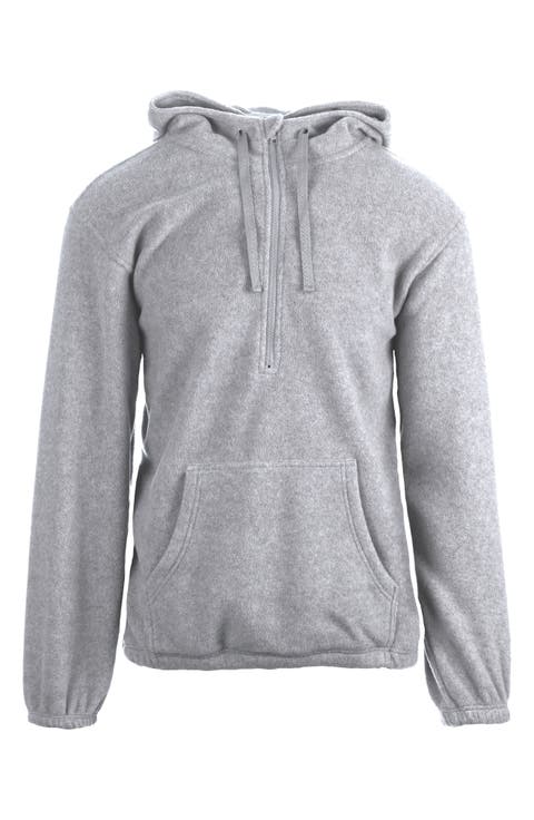 Polar Fleece Quarter Zip Hoodie