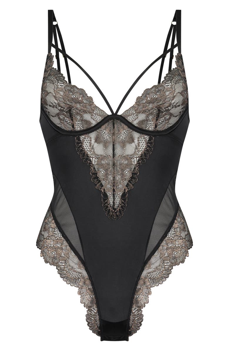 Hunkemöller Lexi Underwire Teddy, Alternate, color, 