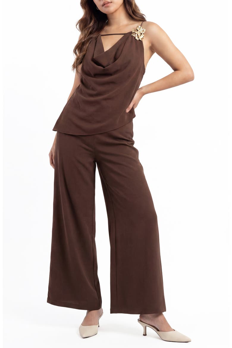 Iced Tea Top, Alternate, color, CHOCOLATE