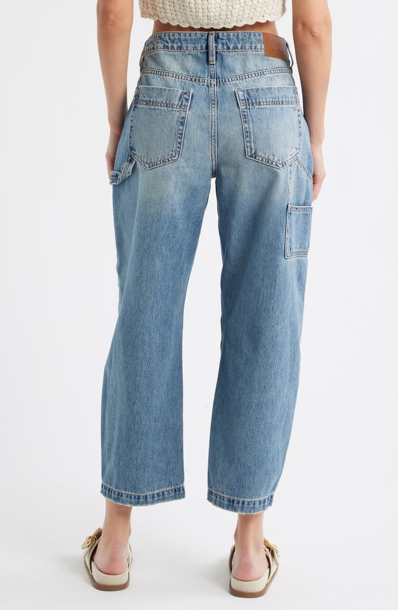 HIDDEN JEANS Crop Barrel Jeans, Alternate, color, Med.wash